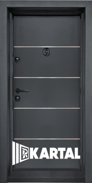 Входна блиндирана врата, модел 1404, с активна дръжка