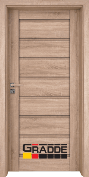 Интериорна врата Gradde Axel, цвят Дъб Вераде, плътен модел