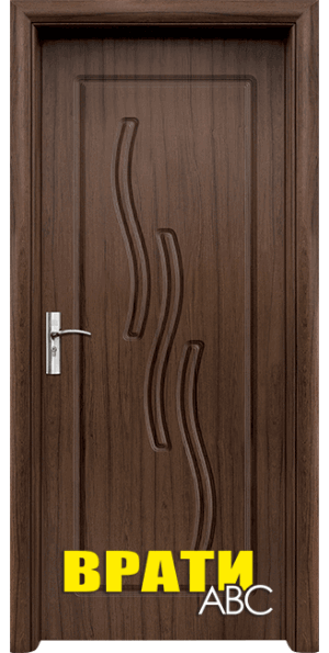 Интериорна врата Стандарт, модел 014 P, цвят Орех