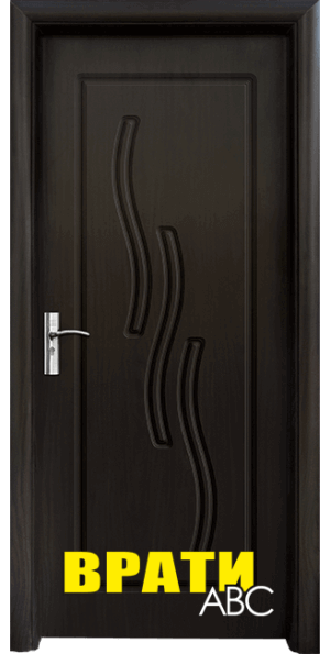 Интериорна врата Стандарт, модел 014 P, цвят Венге