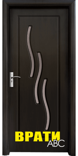 Интериорна врата Стандарт, модел 014, цвят Венге