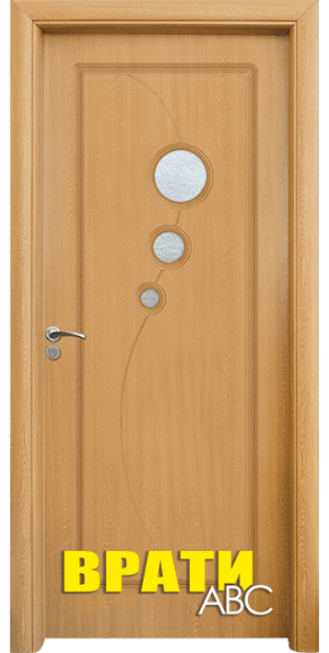 Интериорна врата Стандарт, модел 017, цвят Светъл дъб