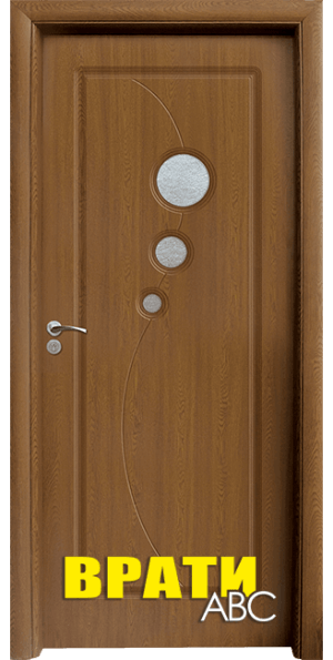 Интериорна врата Стандарт, модел 017, цвят Златен дъб