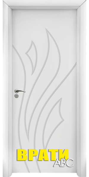 Интериорна врата Стандарт, модел 033 P, цвят Бял