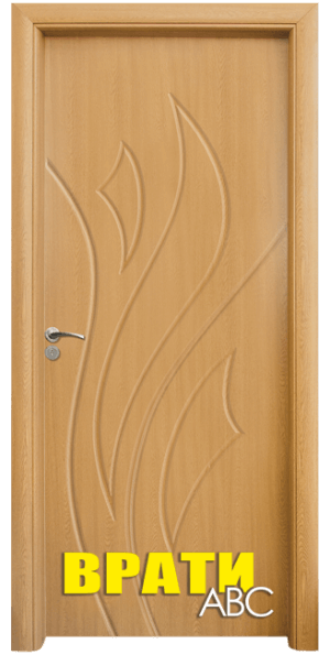 Интериорна врата Стандарт, модел 033 P, цвят Светъл дъб