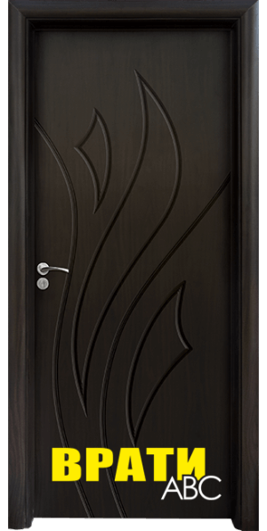 Интериорна врата Стандарт, модел 033 P, цвят Венге