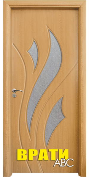 Интериорна врата Стандарт, модел 033, цвят Светъл дъб