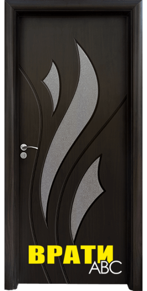 Интериорна врата Стандарт, модел 033, цвят Венге