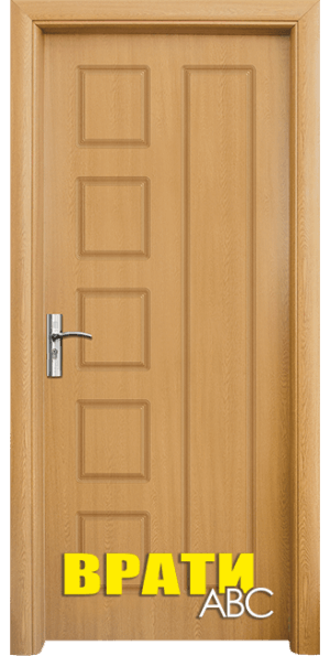 Интериорна врата Стандарт, модел 048 P, цвят Светъл дъб