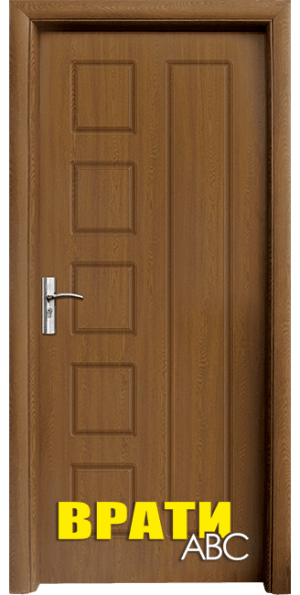 Интериорна врата Стандарт, модел 048 P, цвят Златен дъб