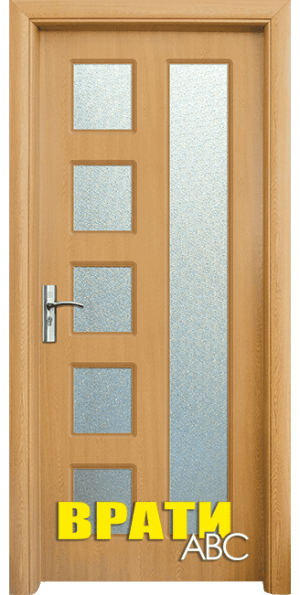 Интериорна врата Стандарт, модел 048, цвят Светъл дъб
