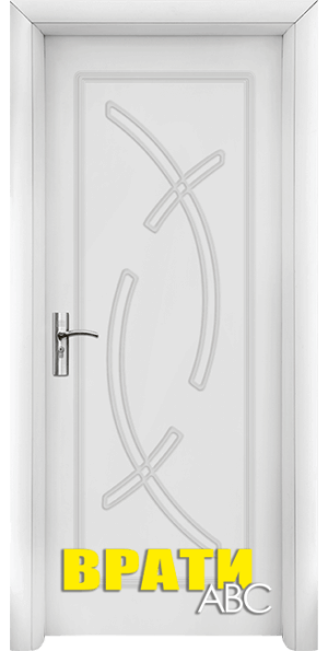 Интериорна врата Стандарт, модел 056 P, цвят Бял