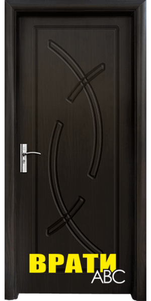 Интериорна врата Стандарт, модел 056 P, цвят Венге