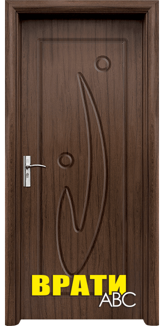 Интериорна врата Стандарт, модел 070 P, цвят Орех