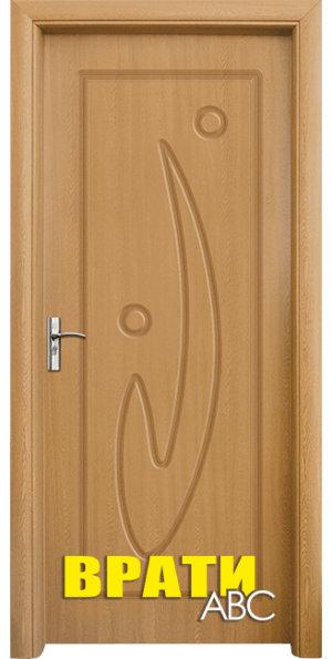 Интериорна врата Стандарт, модел 070 P, цвят Светъл дъб