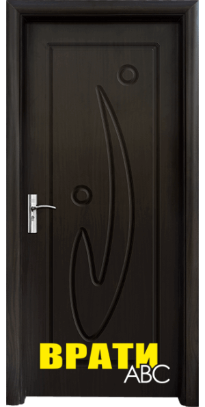 Интериорна врата Стандарт, модел 070 P, цвят Венге