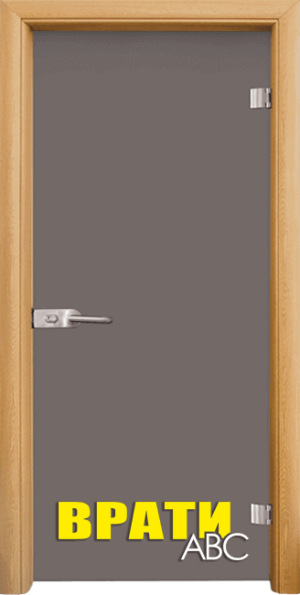 Стъклена врата модел Basic G-10-1, цвят Светъл Дъб