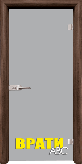 Стъклена врата модел Basic G-10, цвят Орех Рибейра