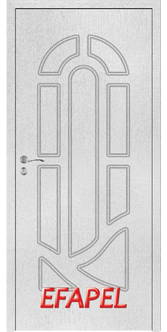 Интериорна врата серия Ефапел, модел 4512p - цвят Лен