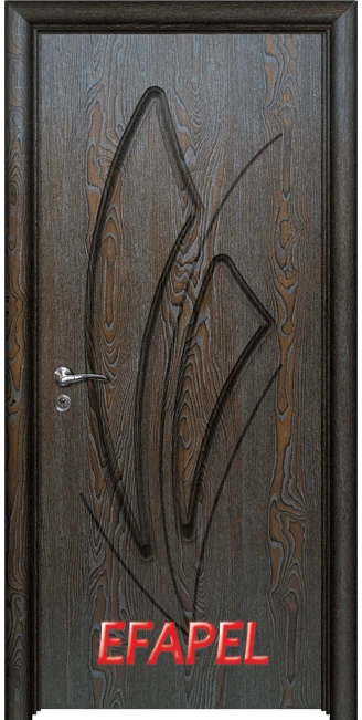 Интериорна врата серия Ефапел, модел 4553p - цвят Палисандър