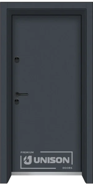 Входна врата Unison Clima Basic, цвят Графит