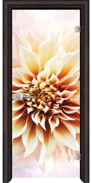 Стъклена врата Print G 13-5, Венге